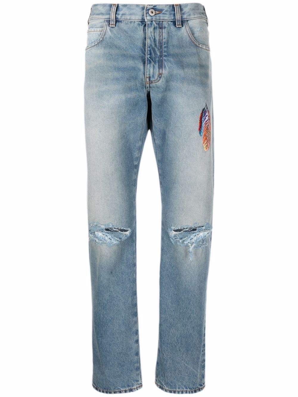 Marcelo Burlon County of Milan Jeans mit geradem Bein - Blau von Marcelo Burlon County of Milan