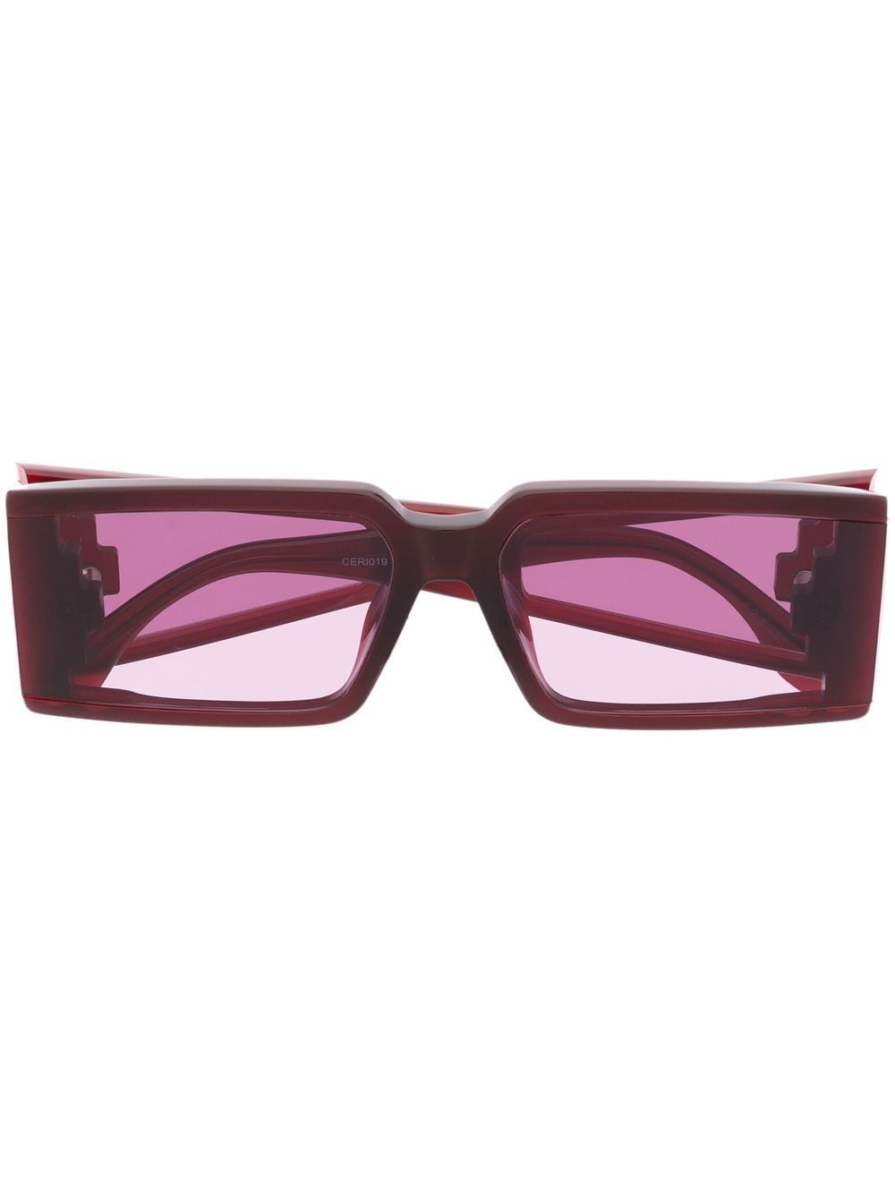 Marcelo Burlon County of Milan Eckige Fagus Sonnenbrille - Rot von Marcelo Burlon County of Milan