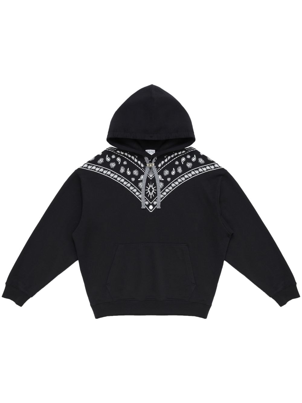 Marcelo Burlon County of Milan Hoodie mit Bandana-Stickerei - Schwarz von Marcelo Burlon County of Milan