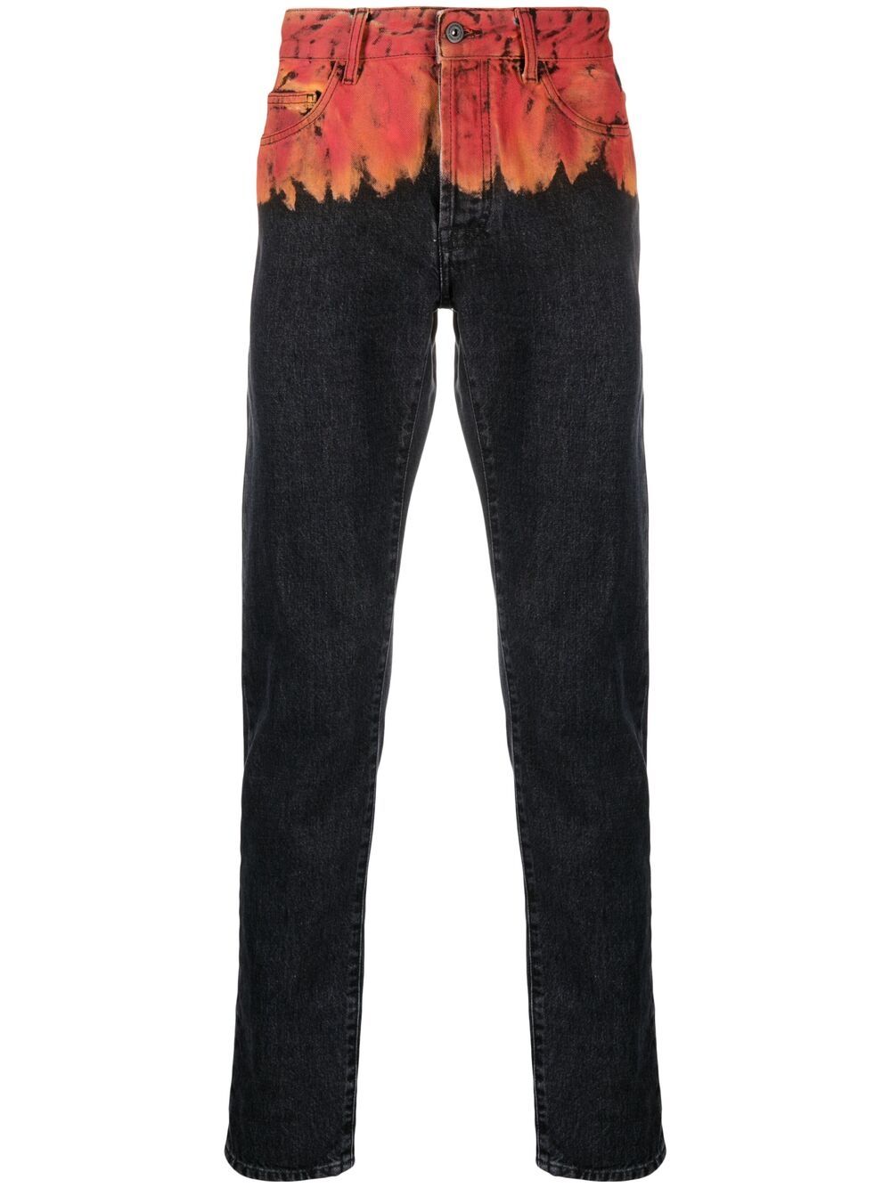 Marcelo Burlon County of Milan Jeans mit Flammen-Print - Schwarz von Marcelo Burlon County of Milan