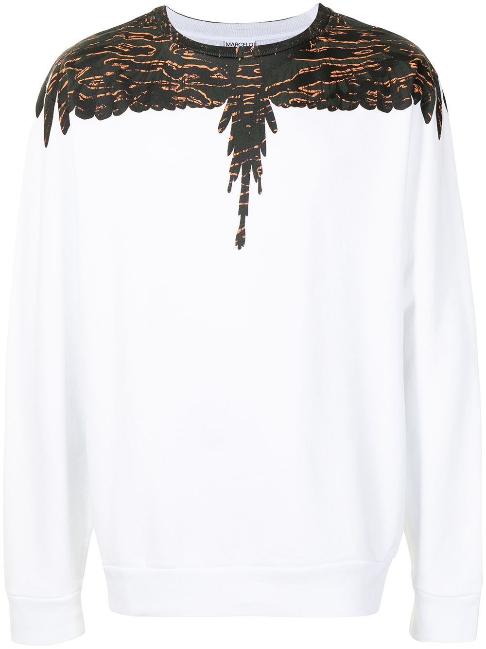 Marcelo Burlon County of Milan Langarmshirt mit Flügel-Print - Weiß von Marcelo Burlon County of Milan