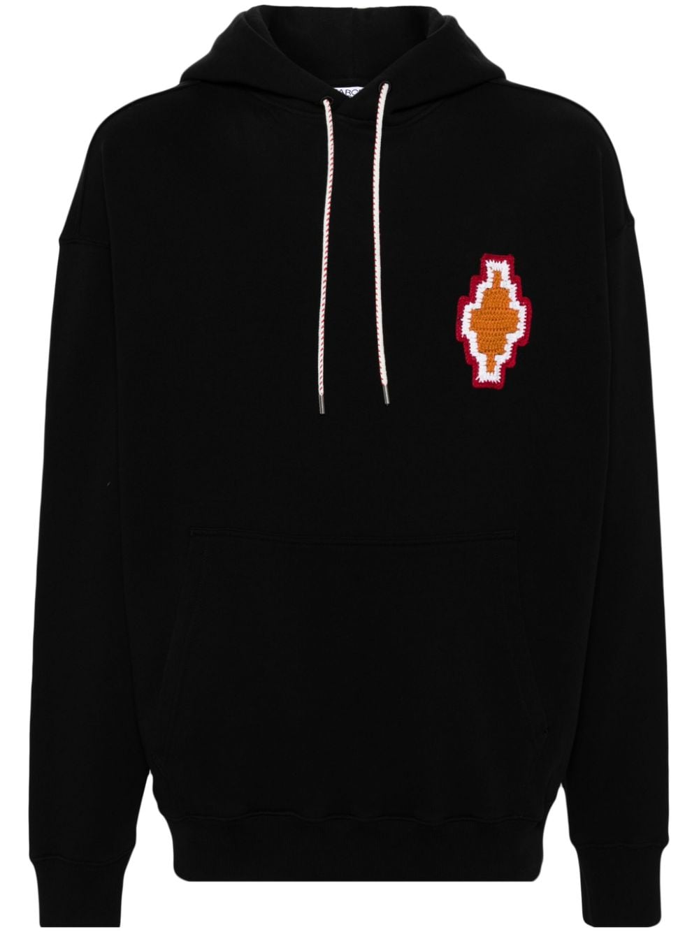 Marcelo Burlon County of Milan Hoodie mit Makramee-Kreuz-Patch - Schwarz von Marcelo Burlon County of Milan