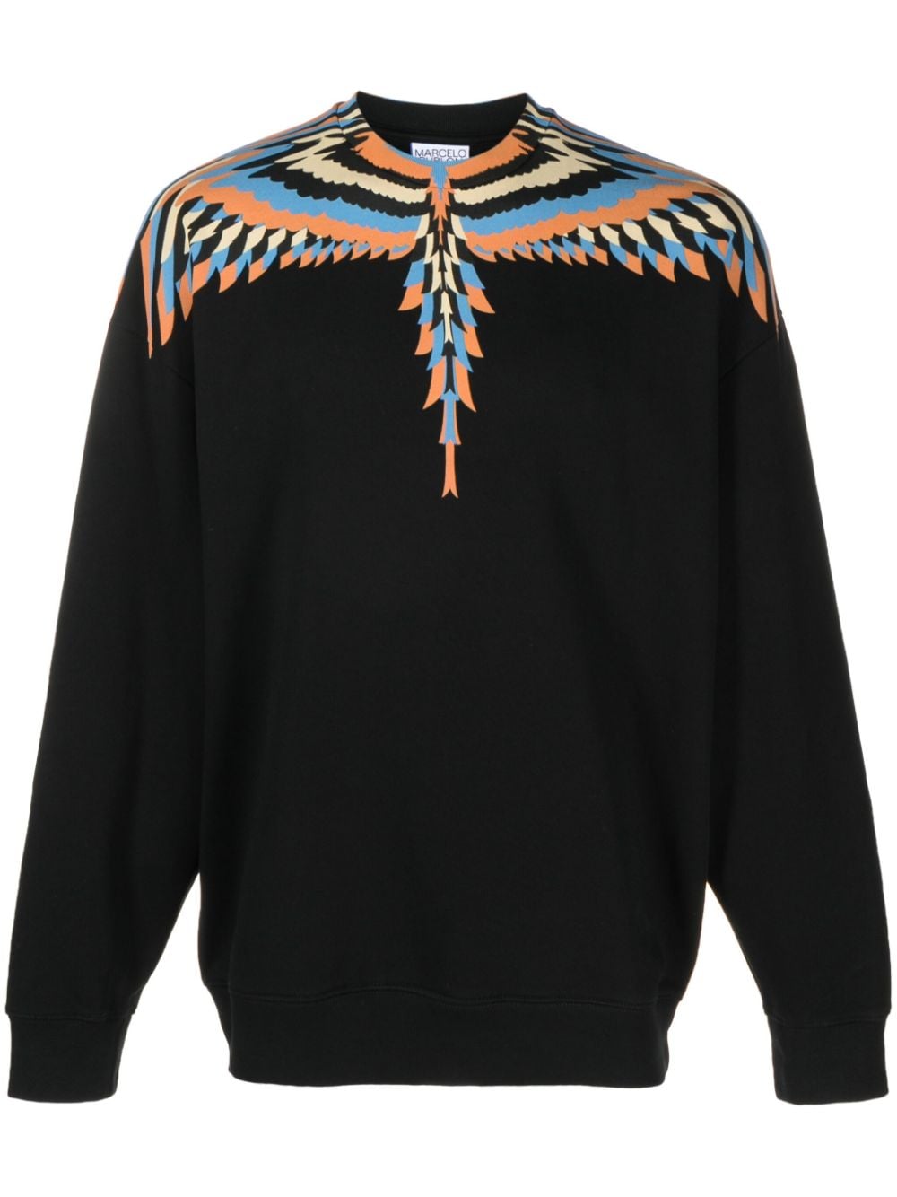 Marcelo Burlon County of Milan Sweatshirt mit Optical Wings-Print - Schwarz von Marcelo Burlon County of Milan