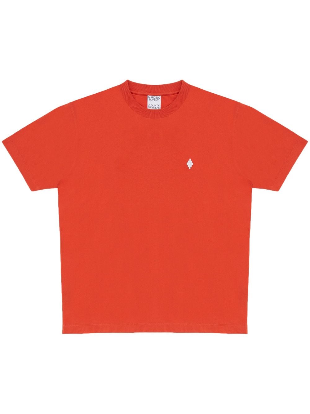 Marcelo Burlon County of Milan T-Shirt mit Kreuz - Orange von Marcelo Burlon County of Milan