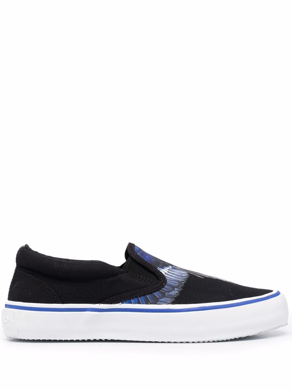 Marcelo Burlon County of Milan Slip-On-Sneakers mit Flügel-Print - Schwarz von Marcelo Burlon County of Milan