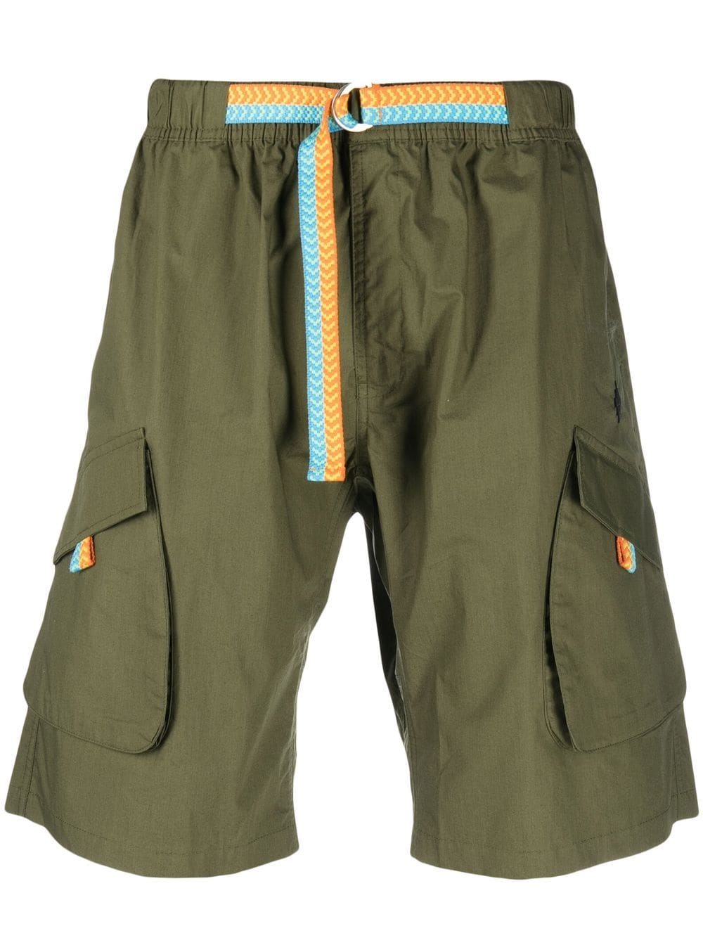 Marcelo Burlon County of Milan Cargo-Shorts mit Gürtel - Grün von Marcelo Burlon County of Milan