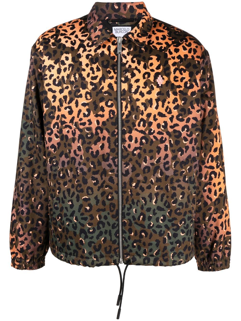 Marcelo Burlon County of Milan Jacke mit grafischem Print - Braun von Marcelo Burlon County of Milan