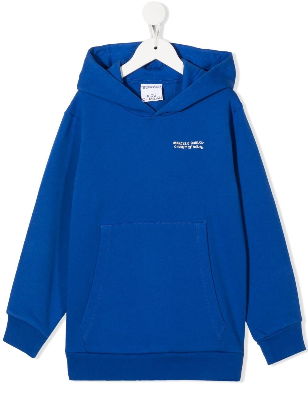 Marcelo Burlon County Of Milan Kids Hoodie mit Logo-Print - Blau von Marcelo Burlon County Of Milan Kids