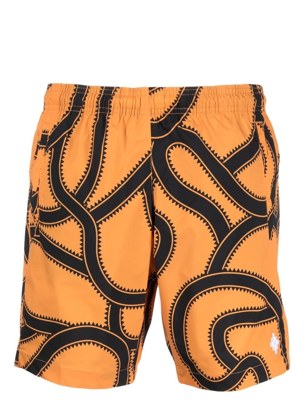 Marcelo Burlon County of Milan Badeshorts mit Schlangen-Print - Orange von Marcelo Burlon County of Milan