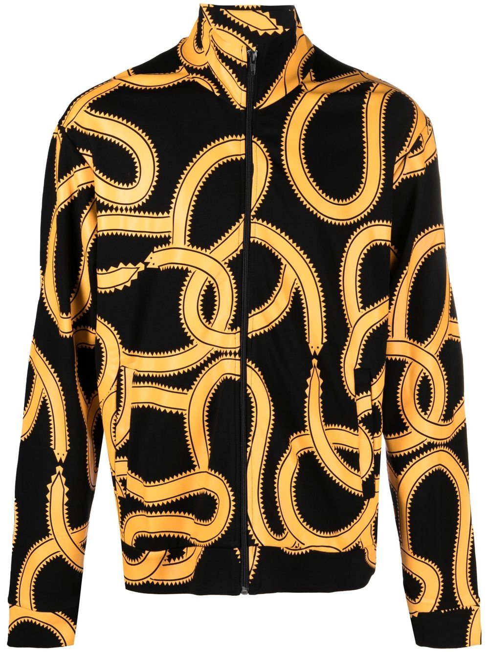 Marcelo Burlon County of Milan Jacke mit Schlangen-Print - Schwarz von Marcelo Burlon County of Milan