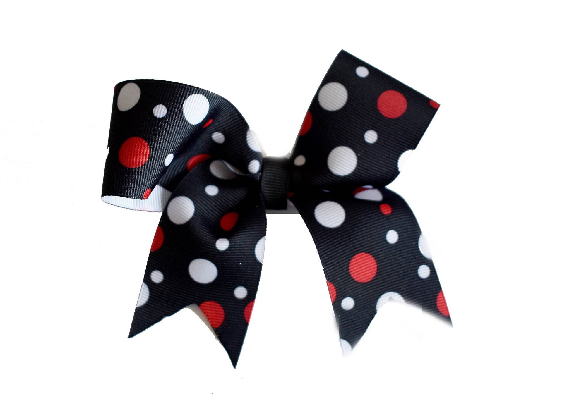 Roten Und Weißen Polka Dots Auf Schwarzen Band | Große Schleife Roten Und Weißen Polka Dots Auf Schwarzen Band | Große Schleife von MarchRoseDesigns