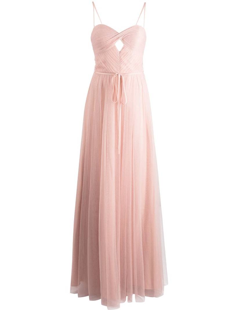 Marchesa Notte Bridesmaids Bodenlange Robe mit Herzausschnitt - Rosa von Marchesa Notte Bridesmaids