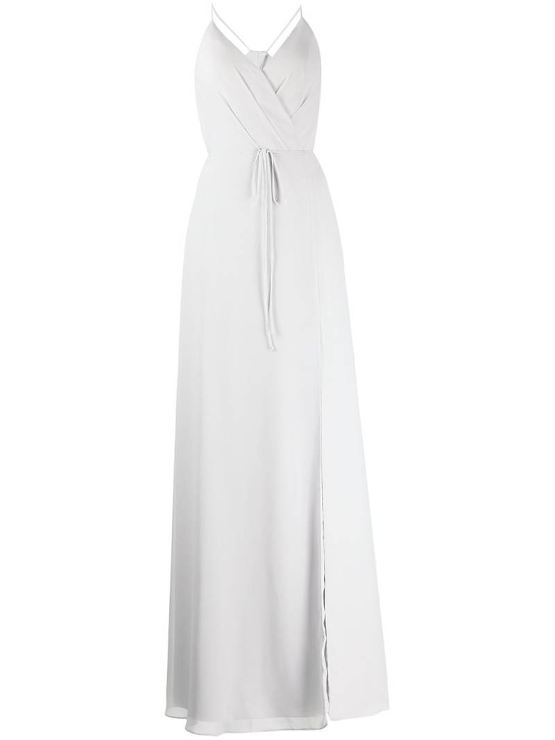 Marchesa Notte Bridesmaids Neckholder-Abendkleid - Grau von Marchesa Notte Bridesmaids