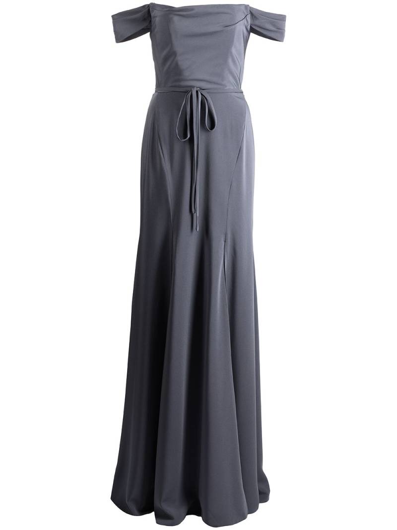 Marchesa Notte Bridesmaids Schulterfreies Rimini Kleid - Grau von Marchesa Notte Bridesmaids