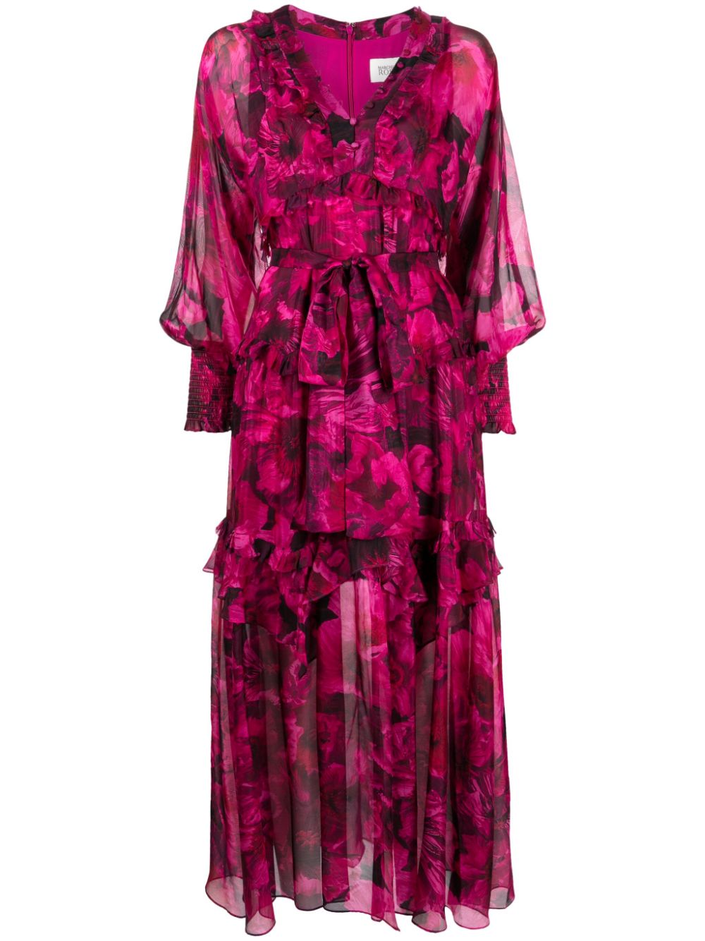 Marchesa Rosa Leilani Maxikleid mit Blumen-Print von Marchesa Rosa