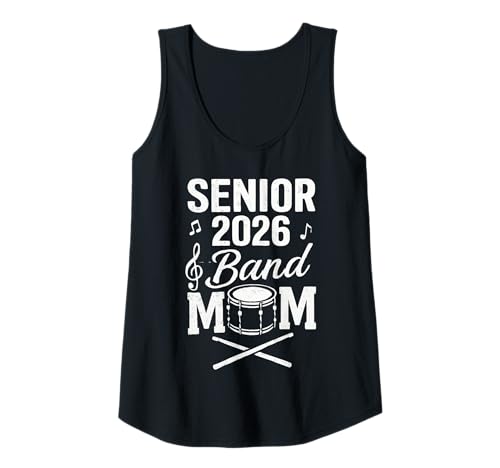Damen Senior 2026 Band Mom - Drumline Music Pride Tank Top Damen Senior 2026 Band Mom - Drumline Music Pride Tank Top von Marching Band Mom Class of 2026