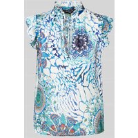 Marciano Guess Bluse mit Allover-Print Modell 'MINA' in Blau, Größe 36 von Marciano Guess