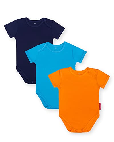 Marcinkowski Babybodysuit Babybody Kurzarm Body ohne Aufdruck für Mädchen für Jungen Unisex 100% Baumwolle 3er Pack babykleidung 122 von Marcinkowski