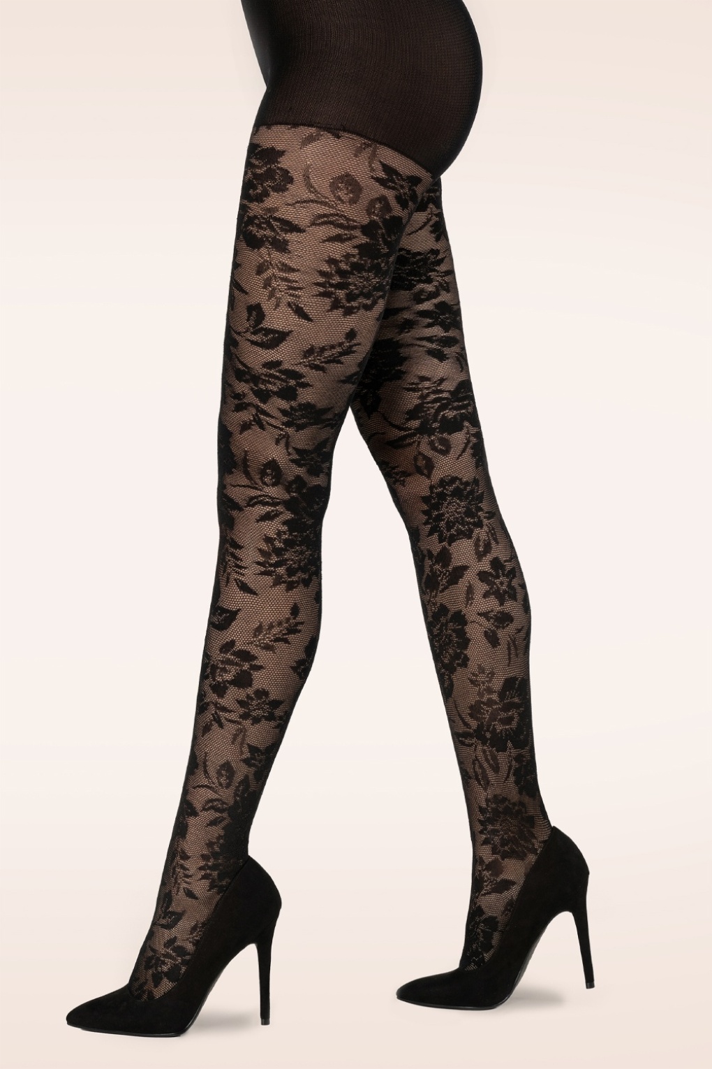Fiore Pizzo 40 Den Strumpfhose in Schwarz Fiore Pizzo 40 Den Strumpfhose in Schwarz von Marcmarcs