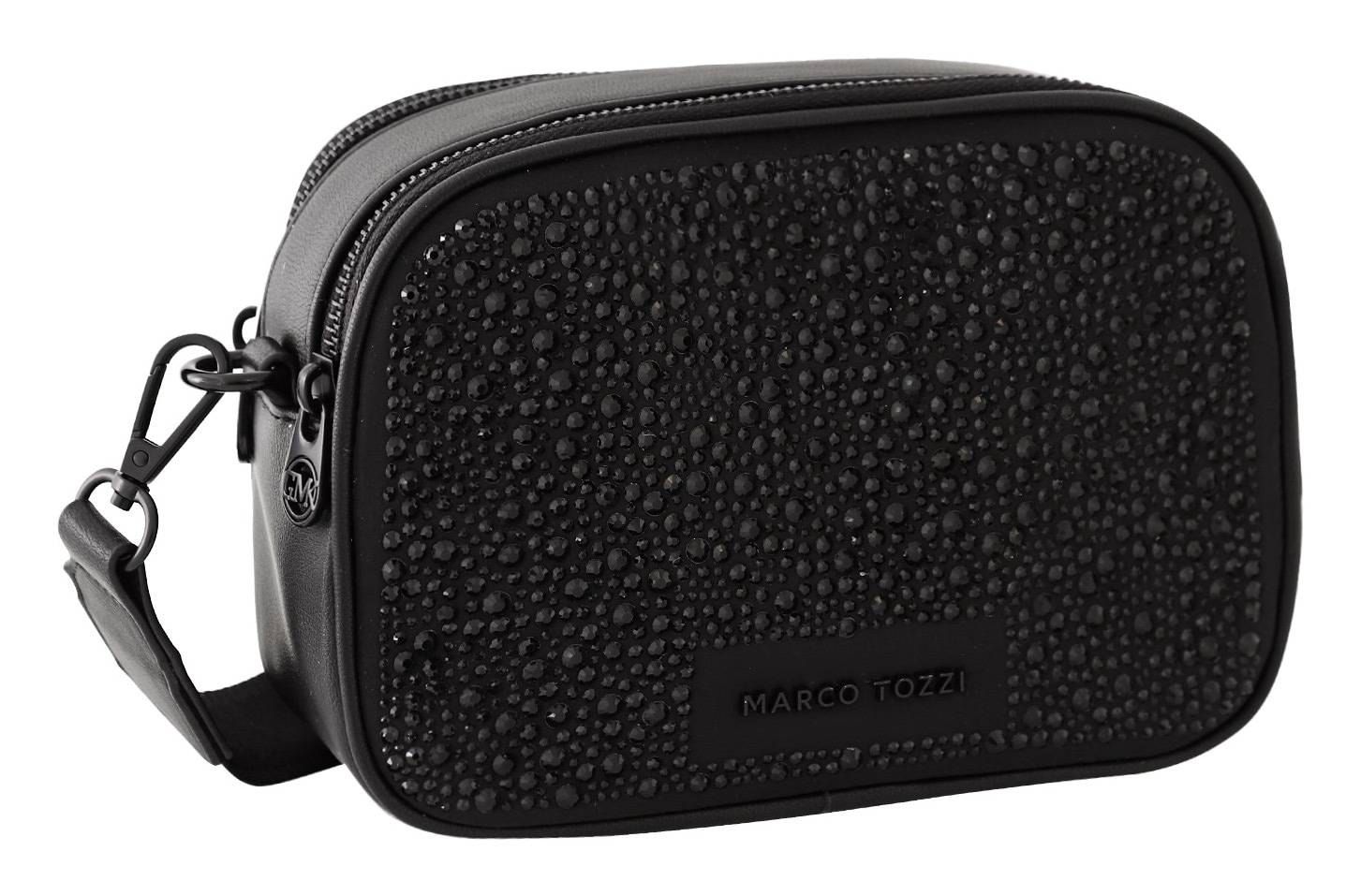 MARCO TOZZI by GMK Umhängetasche, Damen Schultertasche, Minibag, Clutch mit Strasssteinen besetzt von Marco Tozzi By Gmk