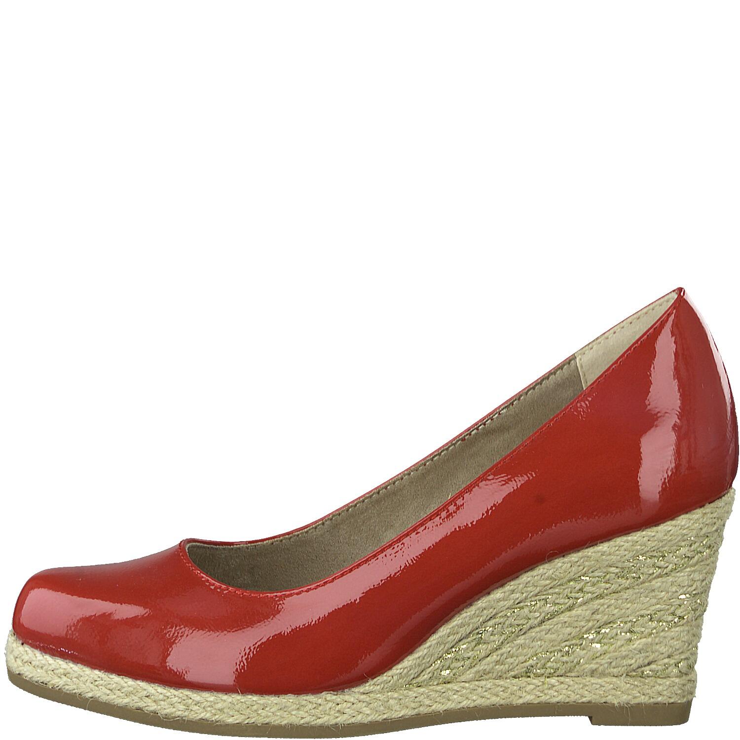 Damen-Pumps RED PATENT - Gr. - 37 von Marco Tozzi