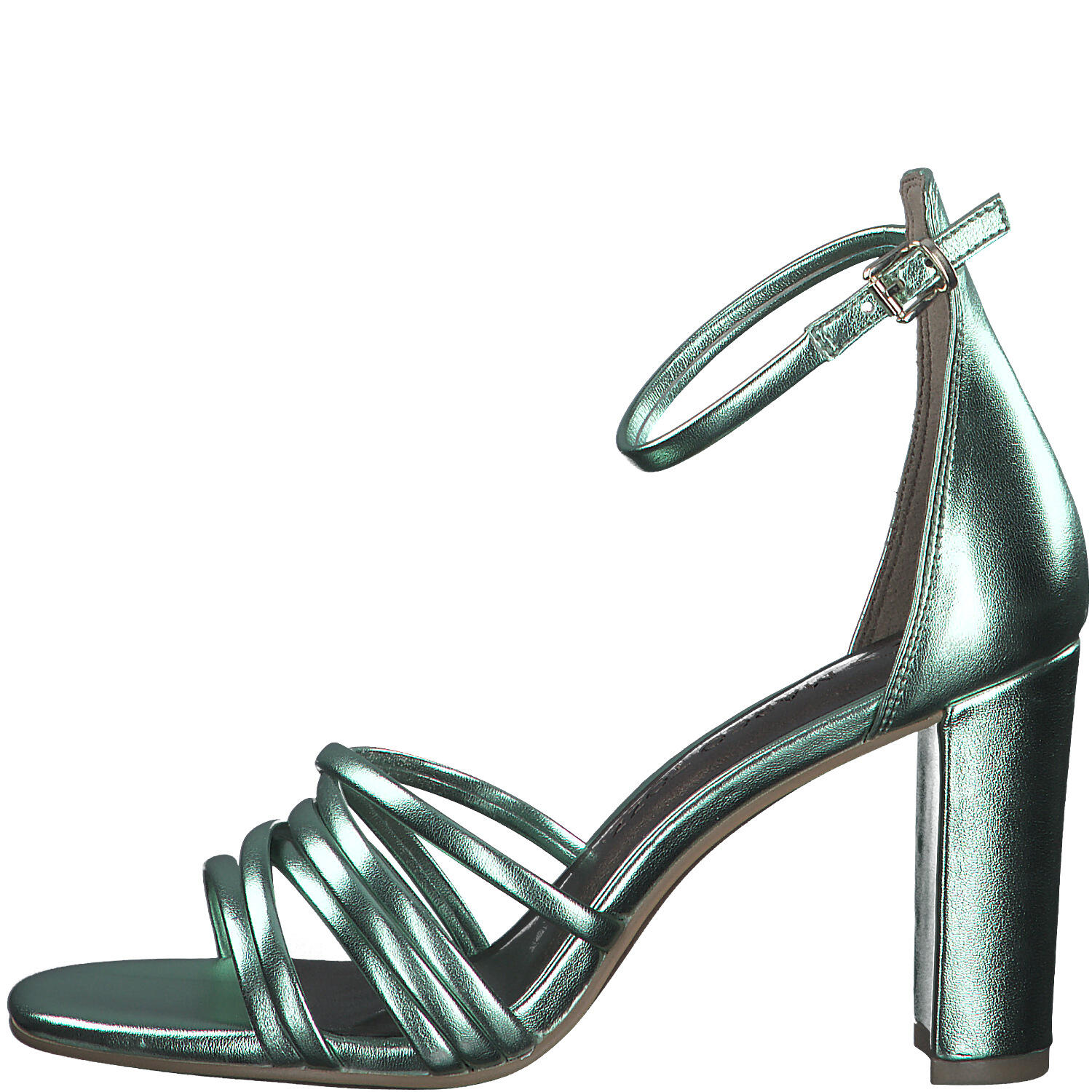 Damen-Sandalette GREEN MET. - Gr. - 39 von Marco Tozzi