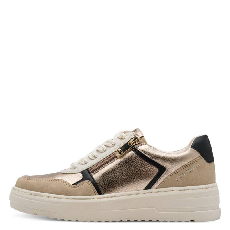 Damen-Schnürer CHAMPAGNE COMB - Gr. - 40 von Marco Tozzi