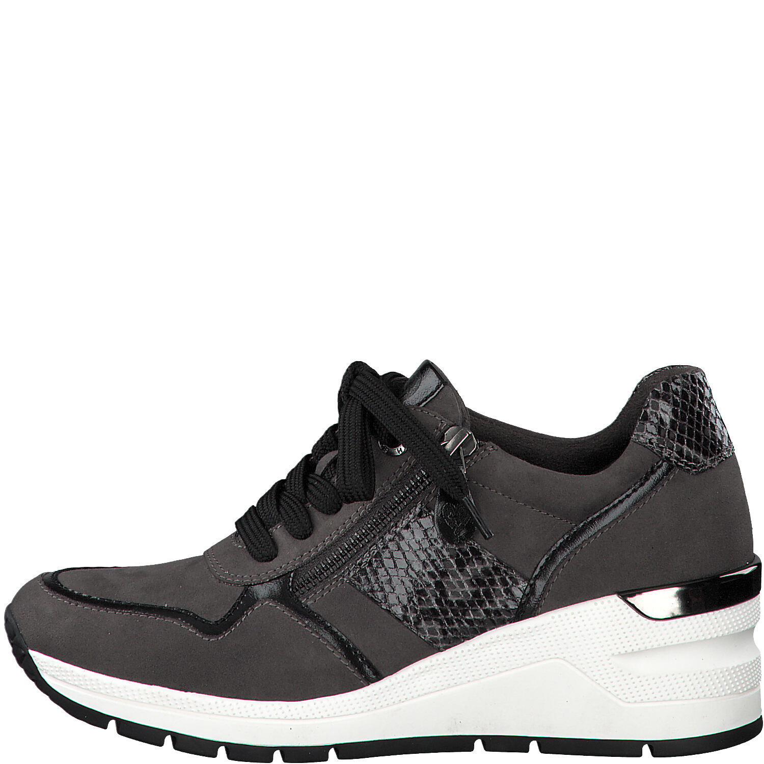 Damen-Schnürer DK.GREY COMB - Gr. - 41 von Marco Tozzi