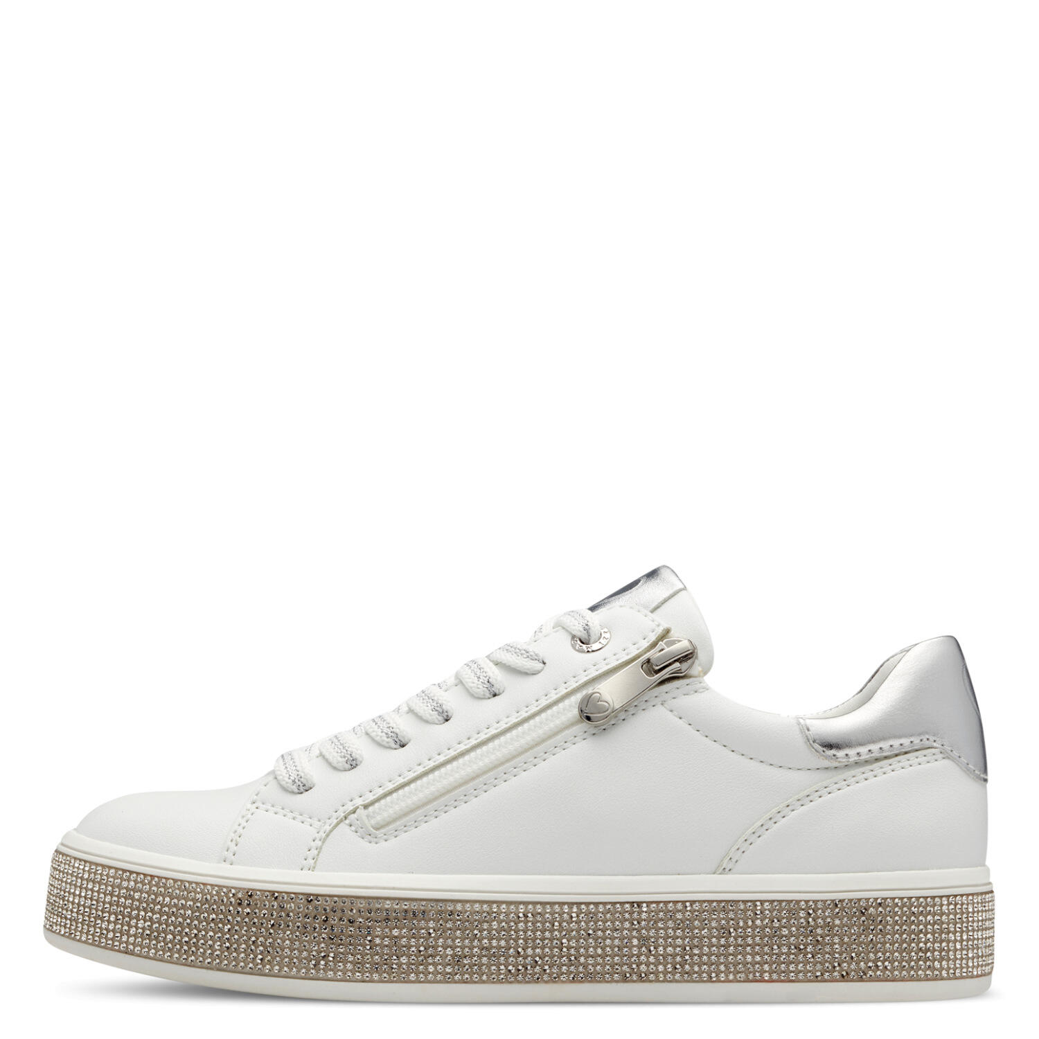 Damen-Schnürer WHITE COMB - Gr. - 39 von Marco Tozzi