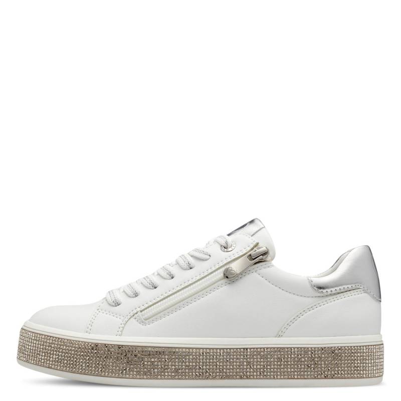 Damen-Schnürer WHITE COMB - Gr. - 39 von Marco Tozzi