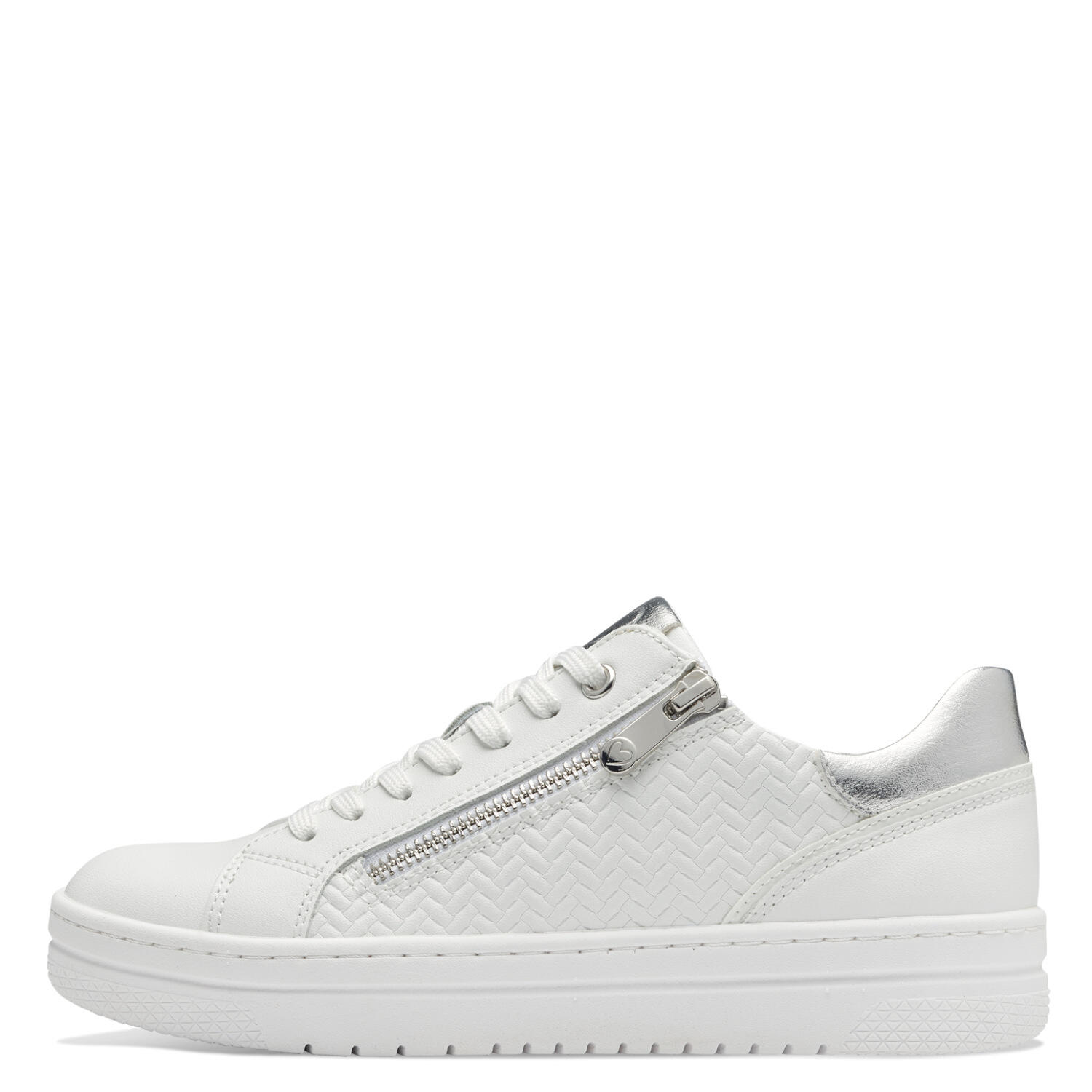 Damen-Schnürer WHITE COMB - Gr. - 40 von Marco Tozzi