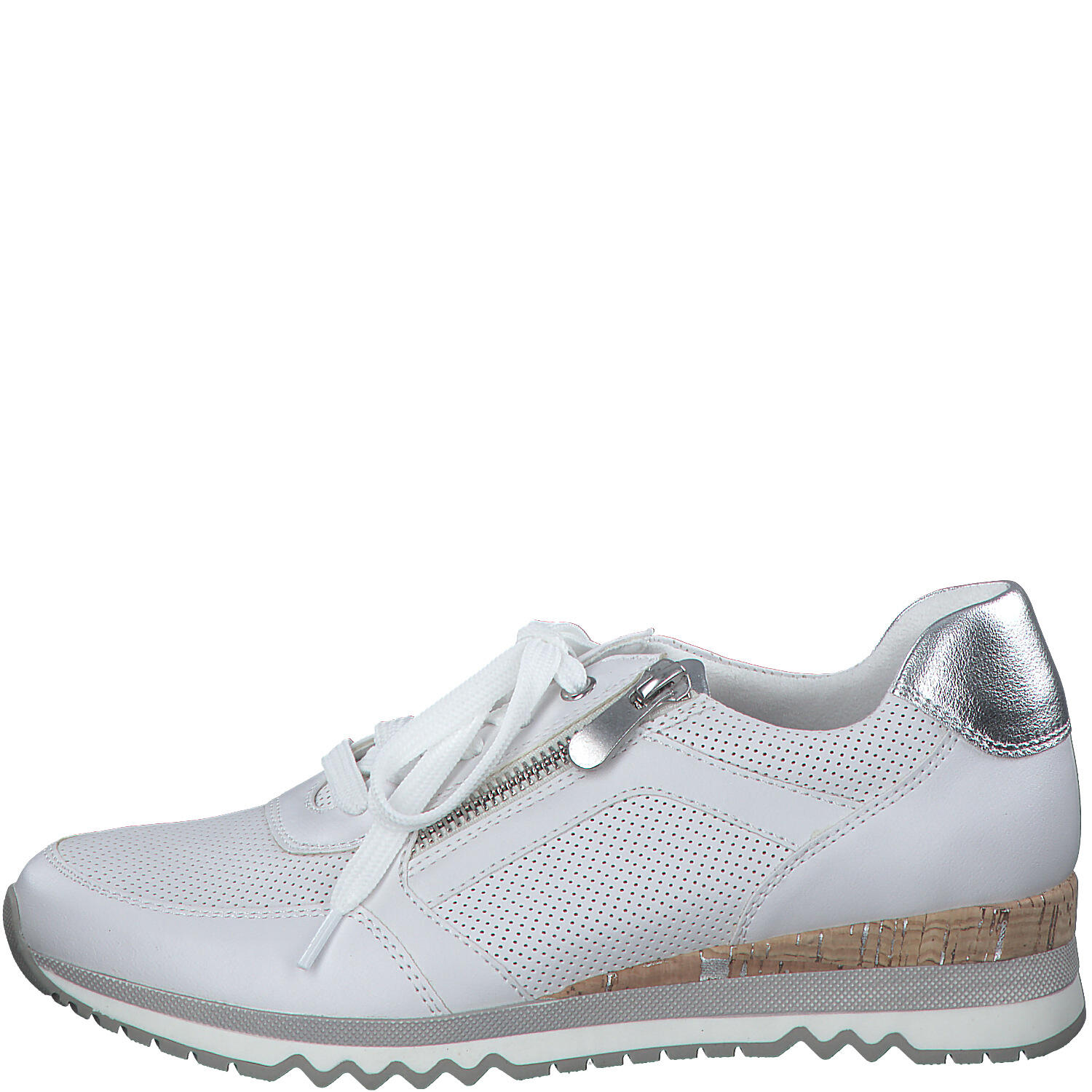 Damen-Schnürer WHITE COMB - Gr. - 42 von Marco Tozzi