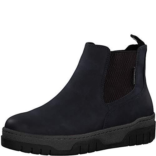 MARCO TOZZI Damen Earth Edition 2-2-25874-25 Boot Chelsea-Stiefel, Navy ANT. Comb, 41 EU von MARCO TOZZI