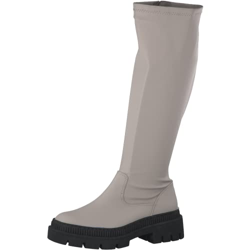 Marco Tozzi Damen 2-2-25633-29 Kniehohe Stiefel, Ivory Rubber, 36 EU von MARCO TOZZI