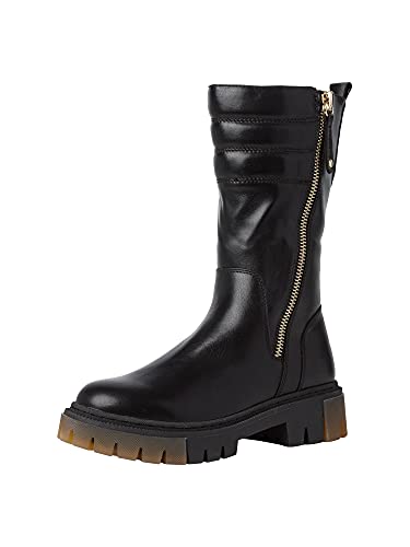 Marco Tozzi Damen 2-2-26861-37 Stiefelette Schneestiefel, Black/Gold, 40 EU von MARCO TOZZI