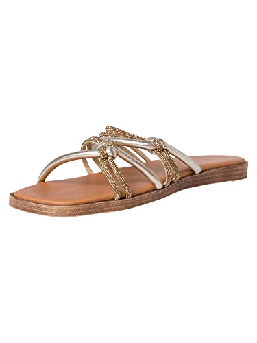 Marco Tozzi Damen 2-2-27157-38 Flache Sandale, Platinum Comb, 39 EU von MARCO TOZZI