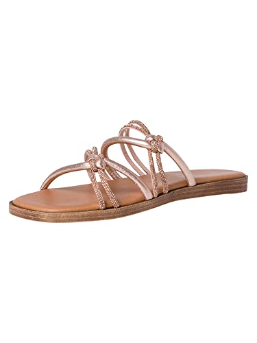 Marco Tozzi Damen 2-2-27157-38 Flache Sandale, Rose MET. Comb, 38 EU von MARCO TOZZI