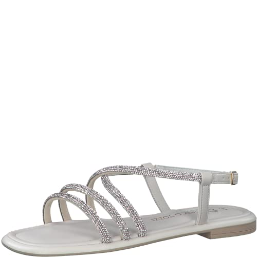 MARCO TOZZI Damen Sandale, Blockabsatz, ideal für Business und Freizeit, 40 EU von MARCO TOZZI