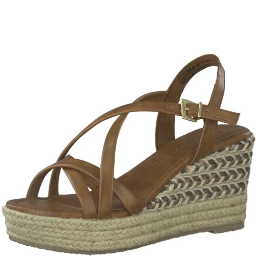 MARCO TOZZI Damen Keilsandale, Keilabsatz, weiches FEEL ME Fußbett, ideal für Business und Freizeit von MARCO TOZZI