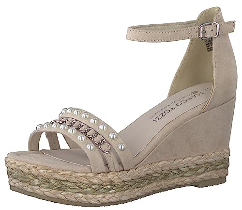 MARCO TOZZI Damen Keilsandale, Keilabsatz, weiches FEEL ME Fußbett, ideal für Business und Freizeit von MARCO TOZZI