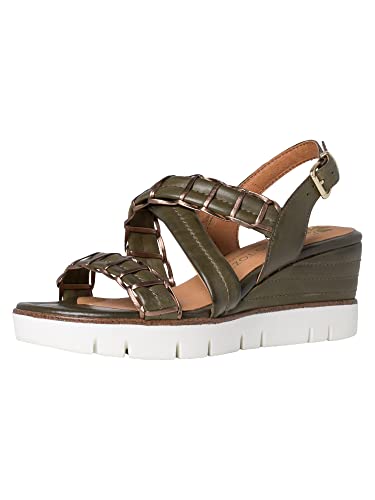 Marco Tozzi Damen 2-2-88705-28 Keilsandale, Khaki Comb, 39 EU von MARCO TOZZI