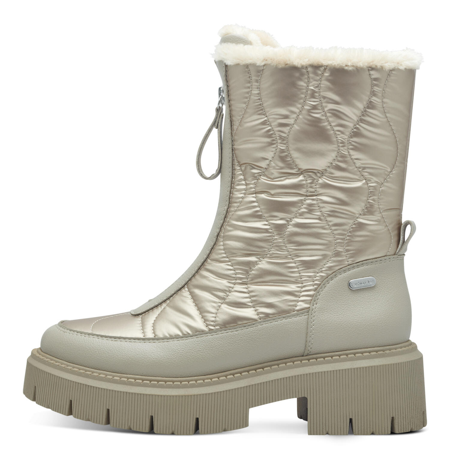 Women Boots TAUPE METALLIC COMB - Gr. - 40 von Marco Tozzi