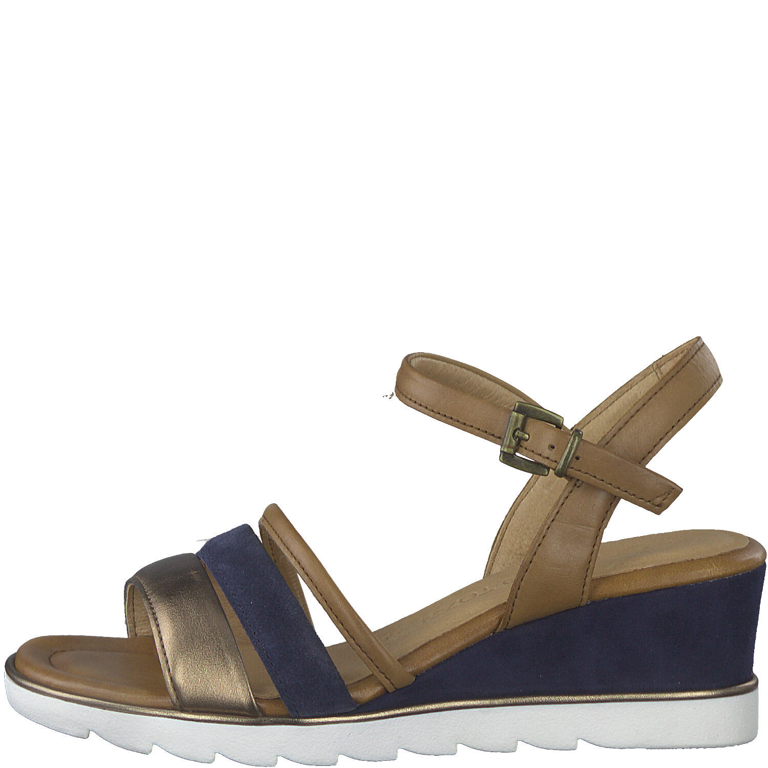 Women Sandals NAVY COMB - Gr. - 38 von Marco Tozzi