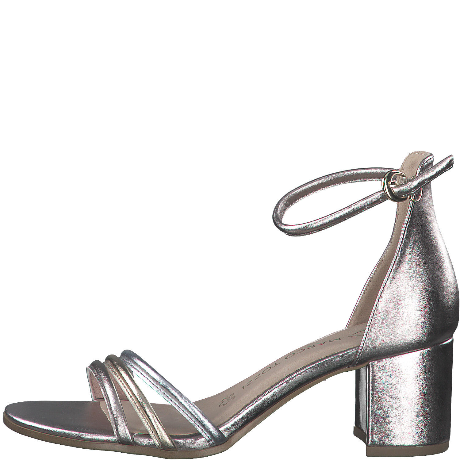 Marco Tozzi Damenschuhe Riemchensandalen ROSE MET. COMB ROSE MET. COMB - Gr. - 38 von Marco Tozzi