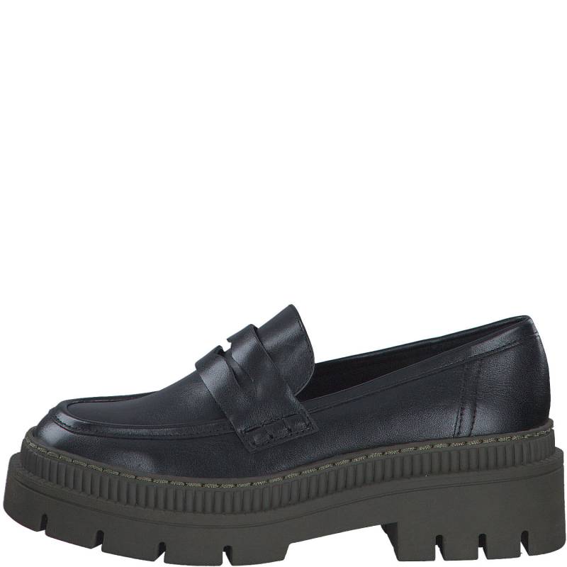 Women Slip-on BLACK/KHAKI - Gr. - 39 von Marco Tozzi