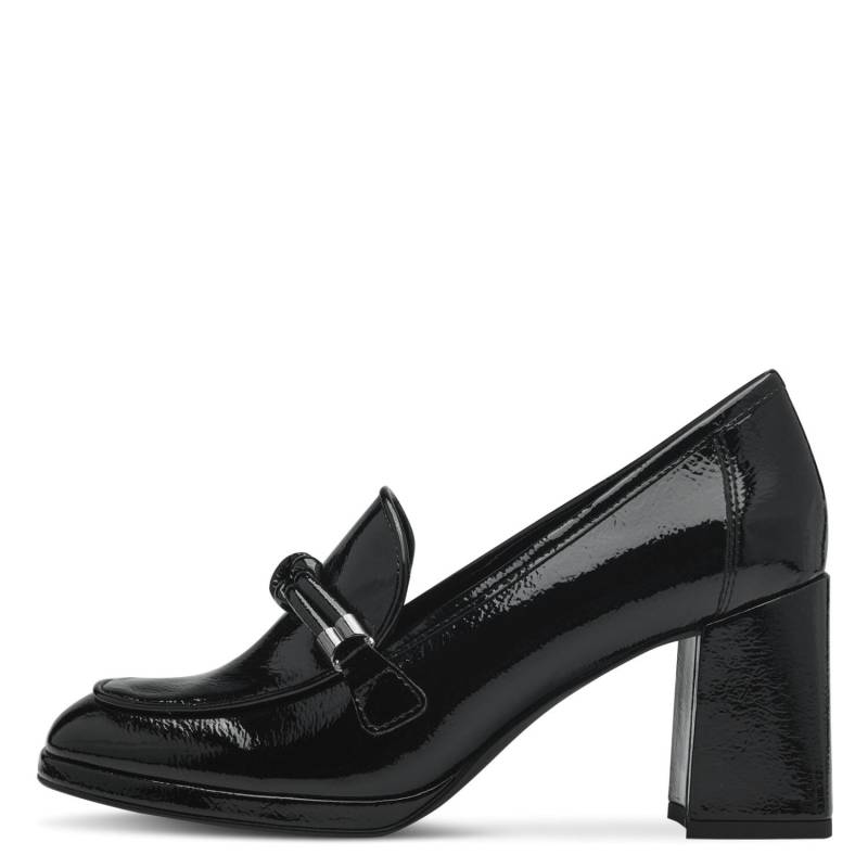 Women Slip-on BLACK PATENT - Gr. - 40 von Marco Tozzi