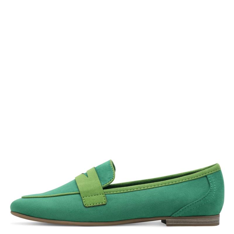 Women Slip-on GREEN COMB - Gr. - 38 von Marco Tozzi