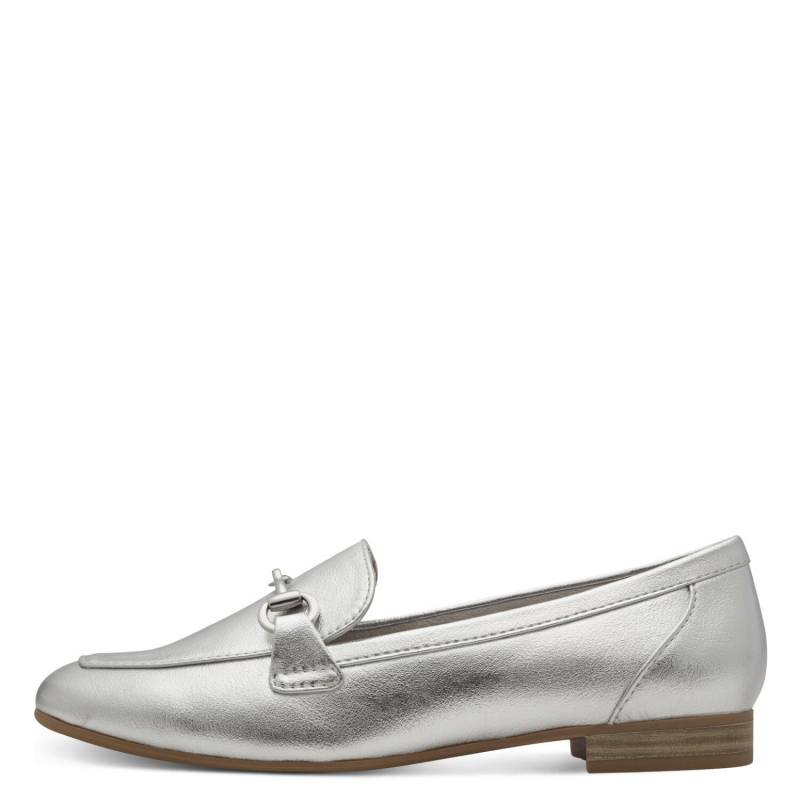 Women Slip-on SILVER - Gr. - 40 von Marco Tozzi