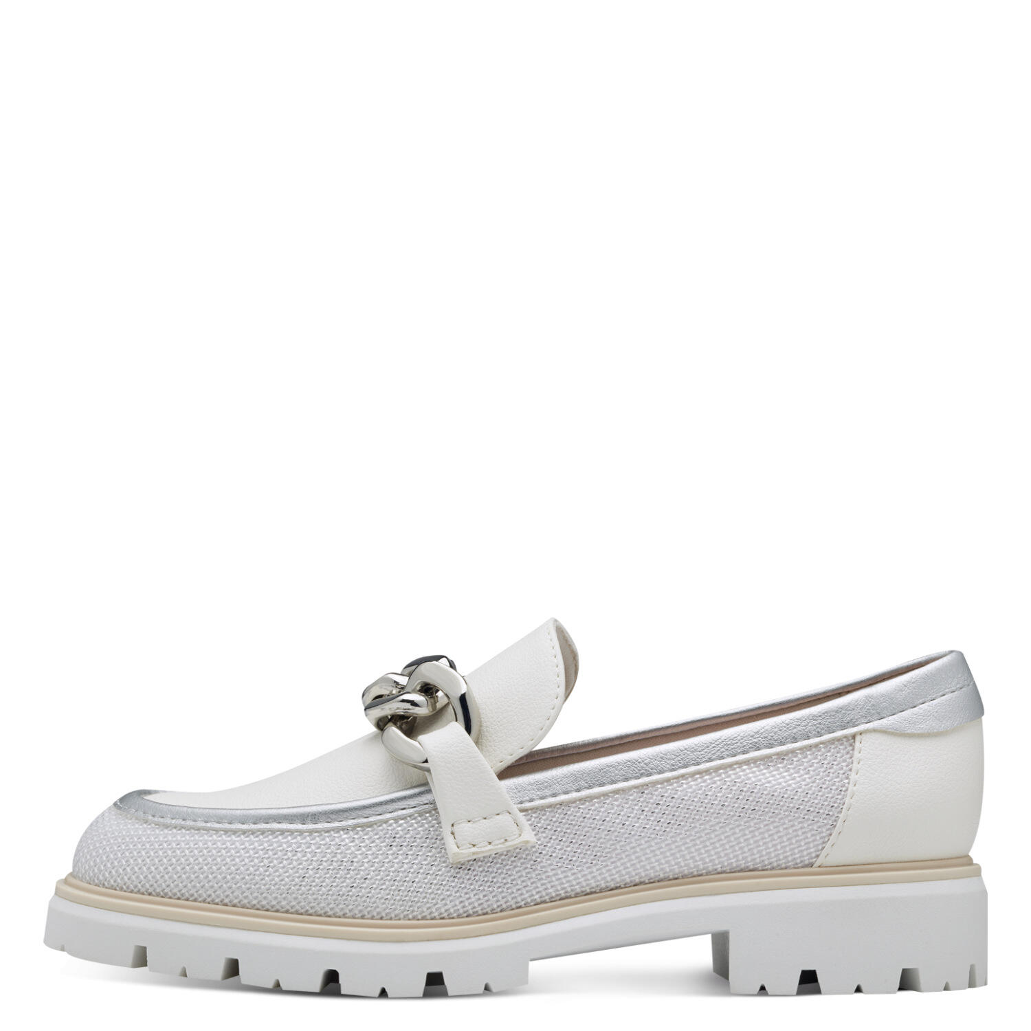 Women Slip-on WHITE COMB - Gr. - 38 von Marco Tozzi
