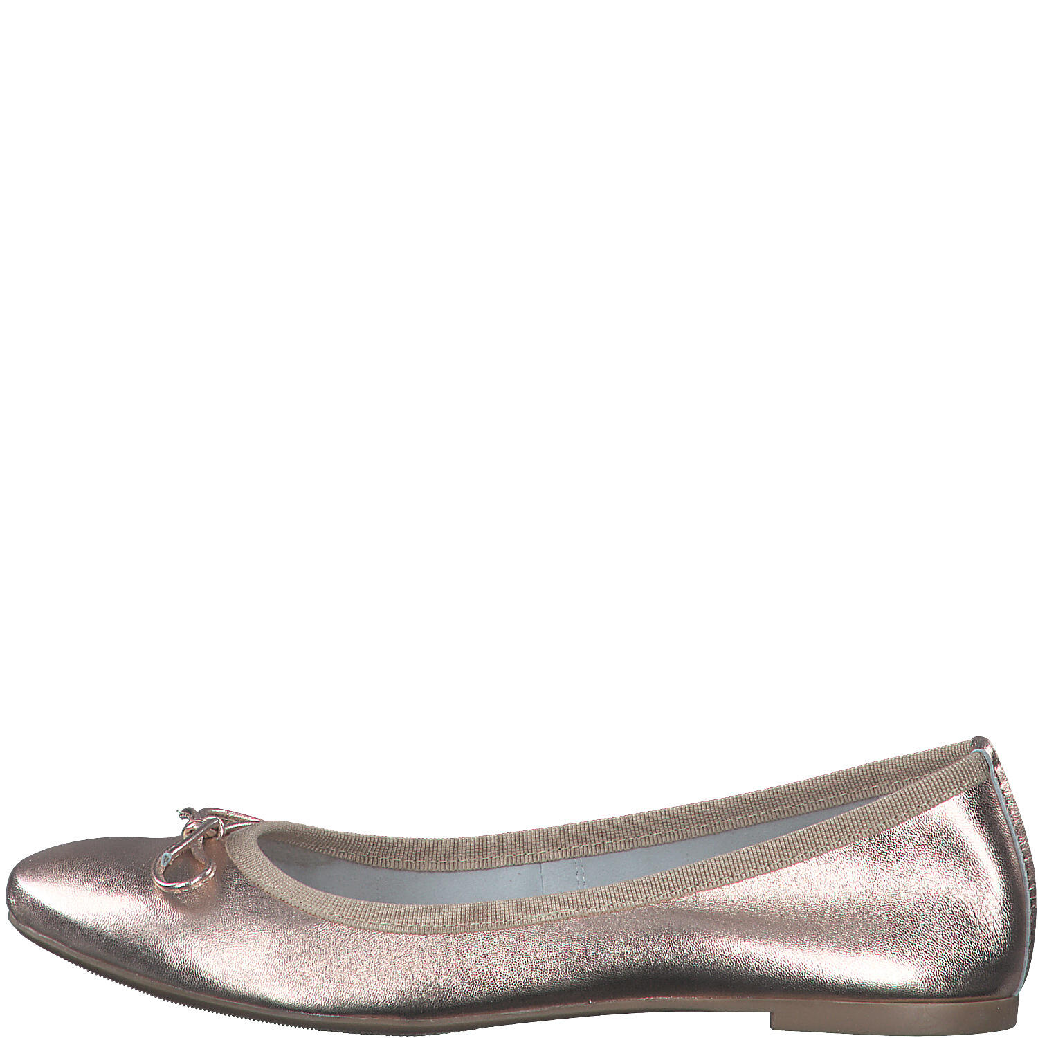Woms Ballerina ROSE METALLIC - Gr. - 38 von Marco Tozzi